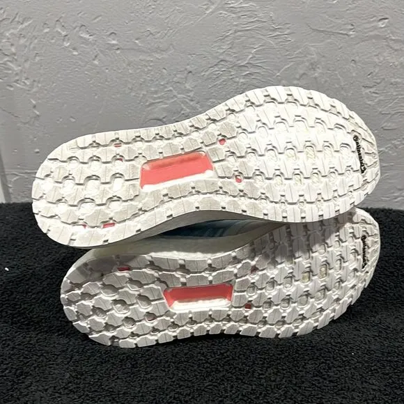 🔥🔥 ADIDAS UltraBoost 20 Running Shoes Sky Tint Silver White - Women Sz 9 - EUC