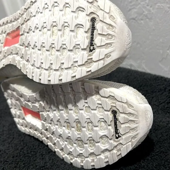 🔥🔥 ADIDAS UltraBoost 20 Running Shoes Sky Tint Silver White - Women Sz 9 - EUC