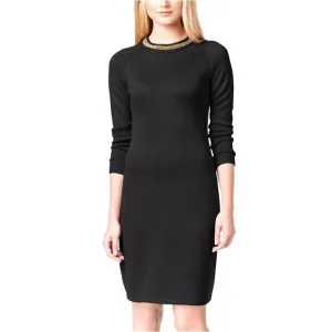 🖤 CALVIN KLEIN Chain Collar Sweater Dress | Size L | Black | Vintage 90s style 🖤