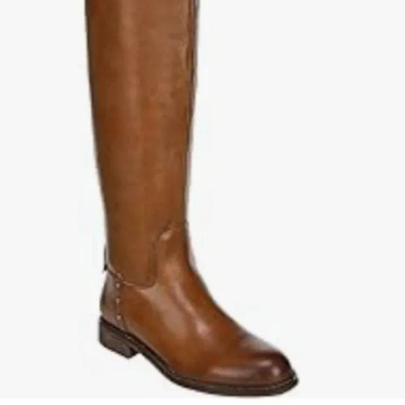 🆕⭐ Franco Sarto Cognac brown Wide calf OTK boots