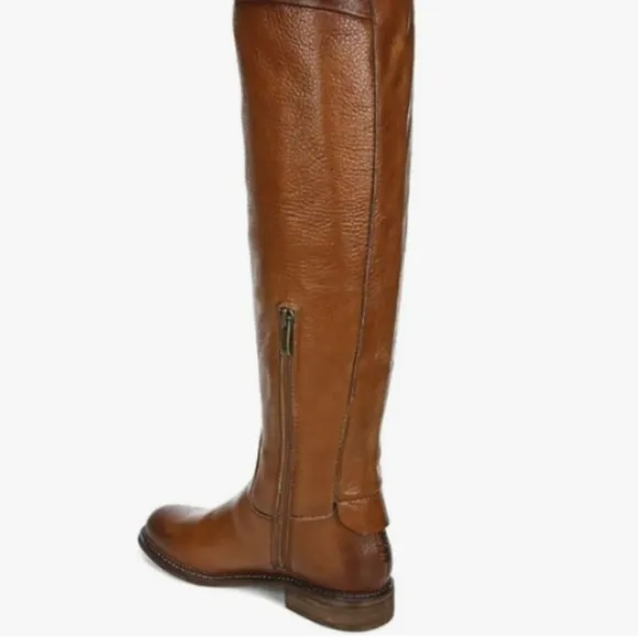 🆕⭐ Franco Sarto Cognac brown Wide calf OTK boots