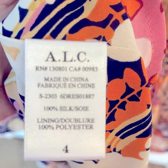 - Like new! ALC silk dress.