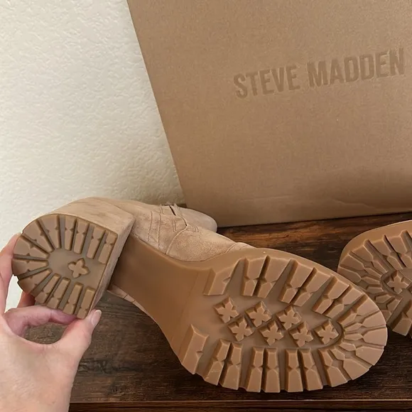 🆕 Steve Madden Dovesy Leather Dress Boots