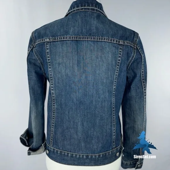 1059 J.Crew Classic Denim Jacket - Size S - Blue