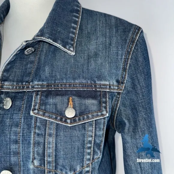 1059 J.Crew Classic Denim Jacket - Size S - Blue