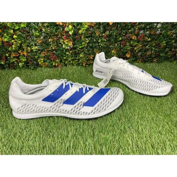 12 Adidas ADIZERO XC SPRINT White Running Shoes Spikes EG8456 Men 12   Tool *GUC