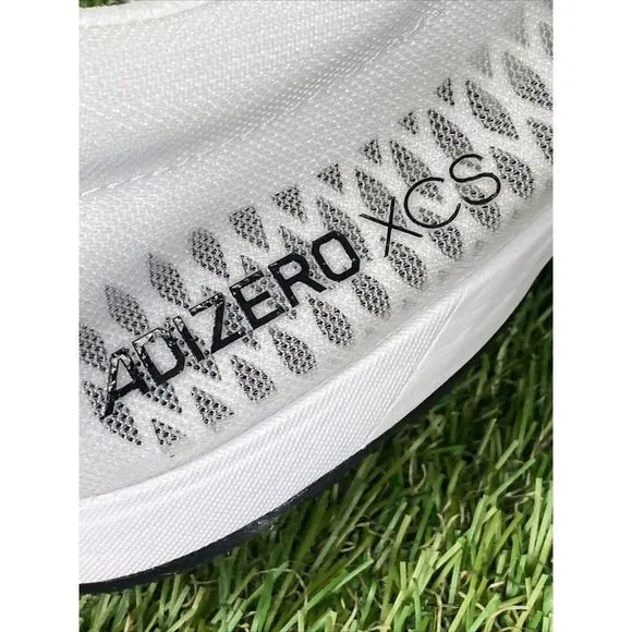 12 Adidas ADIZERO XC SPRINT White Running Shoes Spikes EG8456 Men 12   Tool *GUC
