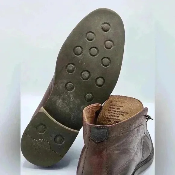 1901 Men’s classic brown leather boots, great condition