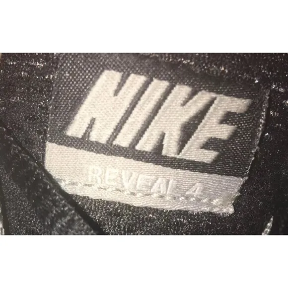 2010 Nike Shox Women's Reveal  4 Black/Metallic Silver Running Shoes! Size 7 M
