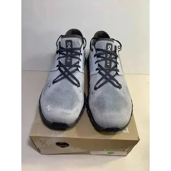 .2061 On Cloud X 3, Grey, Womens Running Shoes-US 11 Womens