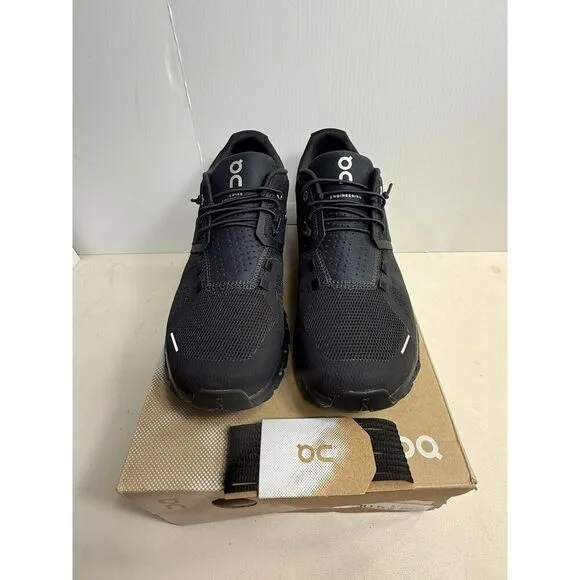 .4402 On Cloud 5, Black/Black, Womens Running Shoes-US 10.5 Womens