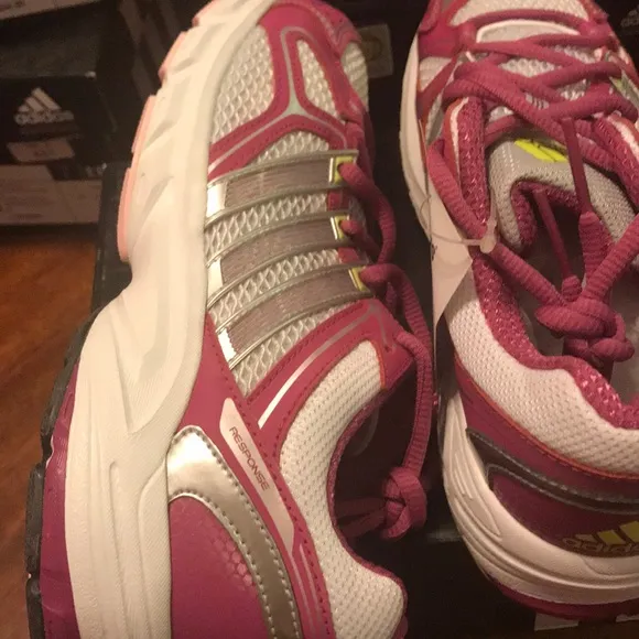 600 Adidas response 3 us G41643 running silver dark pink light neon yellow girls