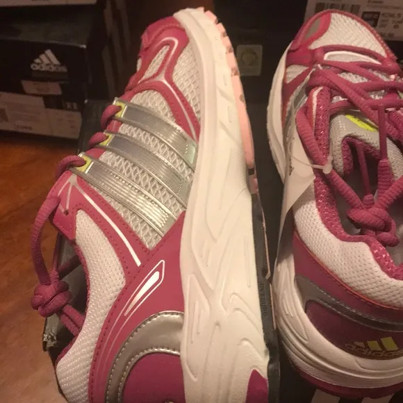 600 Adidas response 3 us G41643 running silver dark pink light neon yellow girls