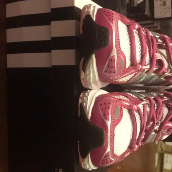 600 Adidas response 3 us G41643 running silver dark pink light neon yellow girls