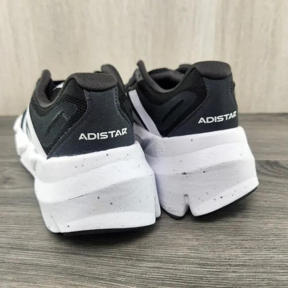 Adidas Adistar Size 9.5 Womens Black White Casual Shoes Sneakers