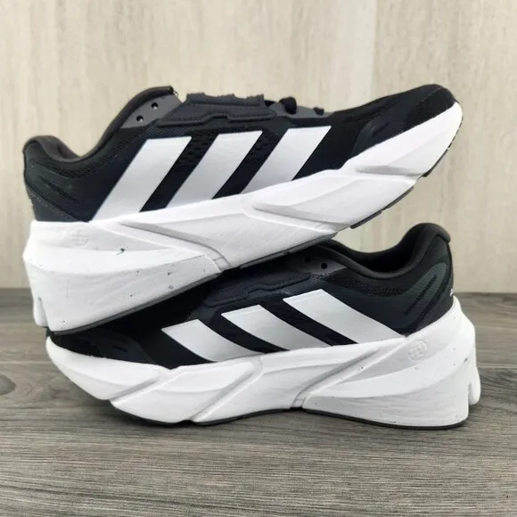 Adidas Adistar Size 9.5 Womens Black White Casual Shoes Sneakers