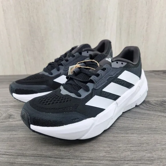 Adidas Adistar Size 9.5 Womens Black White Casual Shoes Sneakers