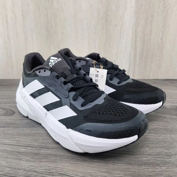 Adidas Adistar Size 9.5 Womens Black White Casual Shoes Sneakers