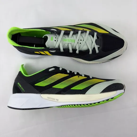 Adidas Adizero Adios 7 black and green‎ running shoes
