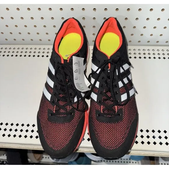 Adidas AdiZero Boston Boost 5 Mens Athletic Running Shoes Size 12 Black B33482