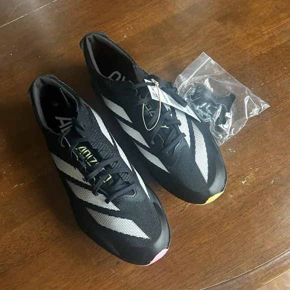 Adidas Adizero Finesse Track Running Men's Black Athletic Shoes IF1151 Size 6.5