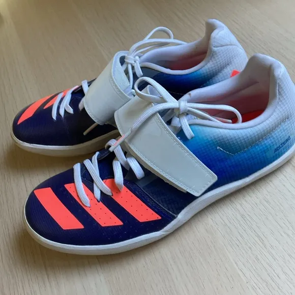 Adidas Adizero Shot Put Running Shoes Low-Top Ocean Blue, Women’s Size 8 Track