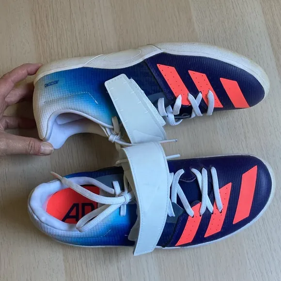 Adidas Adizero Shot Put Running Shoes Low-Top Ocean Blue, Women’s Size 8 Track