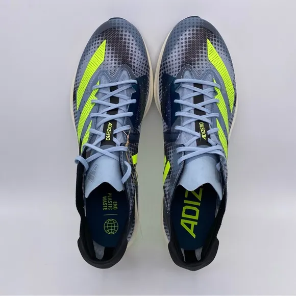 Adidas Adizero Takumi Sen 9 'Wonder Blue Lucid Lemon' Running Shoes | Size: 12.5