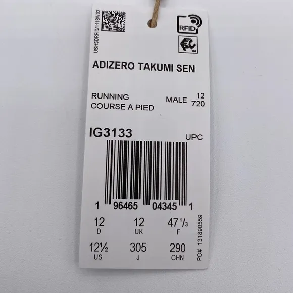 Adidas Adizero Takumi Sen 9 'Wonder Blue Lucid Lemon' Running Shoes | Size: 12.5