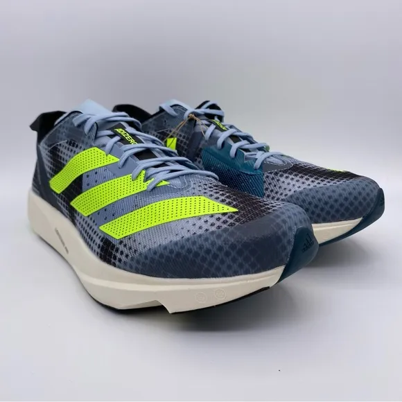 Adidas Adizero Takumi Sen 9 'Wonder Blue Lucid Lemon' Running Shoes | Size: 12.5