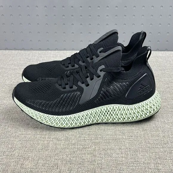 Adidas AlphaEdge 4D Running Shoes Core Black Carbon EF3453 Men's Size 9.5