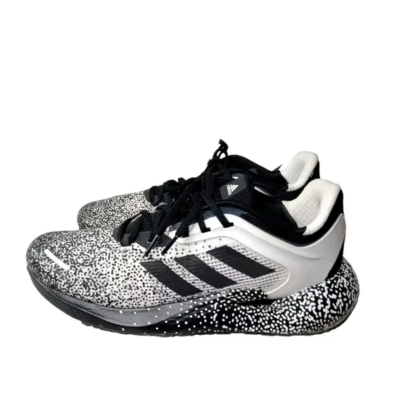 adidas Alphatorsion Aramis Motion Graphic-White Black Shoes Men's Size 11.5