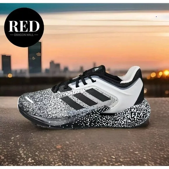 Adidas Alphatorsion Running Sneakers Shoes Black White FV6140 - Men's Size 12