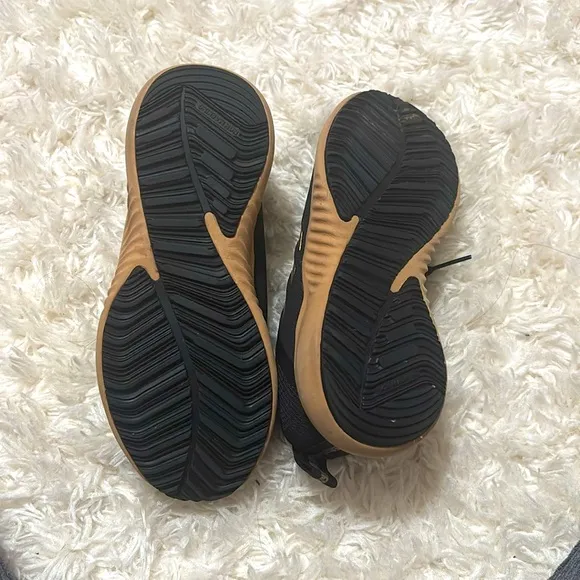 Adidas black-tan girl sneakers