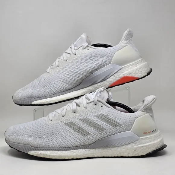 Adidas Boost SolarBoost 19 Running Shoes G28058 Cloud White Men's Size 12.5