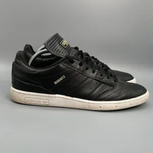 Adidas Busentiz Mens Size 11 Skateboarding Sneaker Black Gold Lace Shoes Trainer