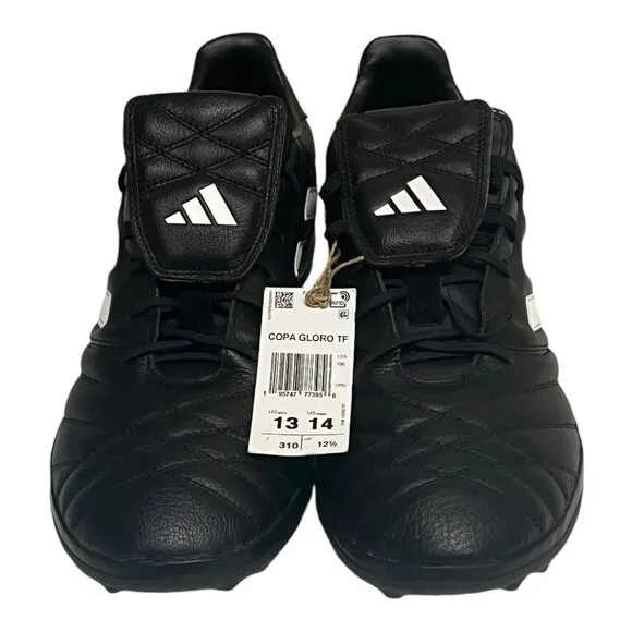 Adidas Copa Gloro TF Soccer Turf Futbol Shoes Black White Men's Size 13 FZ6121