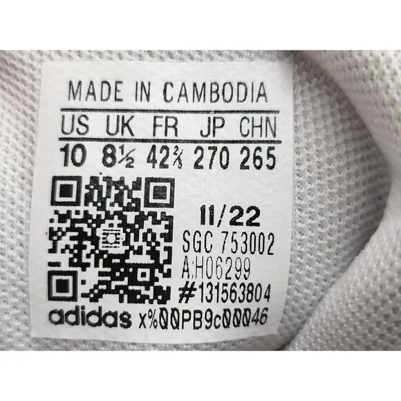 Adidas Court Platform Skateboarding Sneakers Size 10 Womens H06299 White