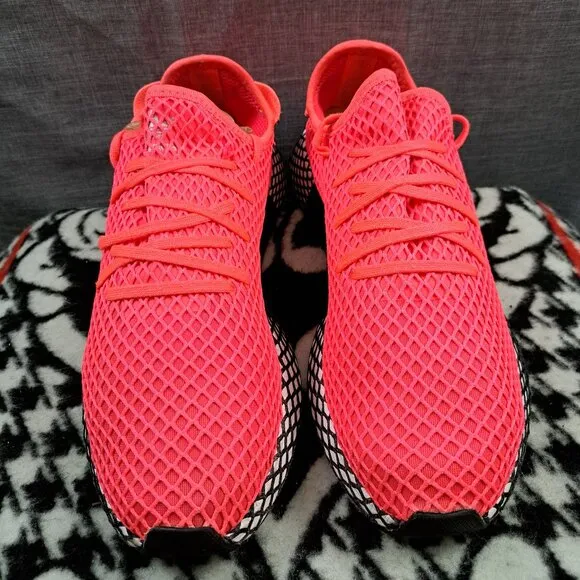 Adidas Deerupt Runner Turbo Mens Size 13 Running Shoes Sneaker
