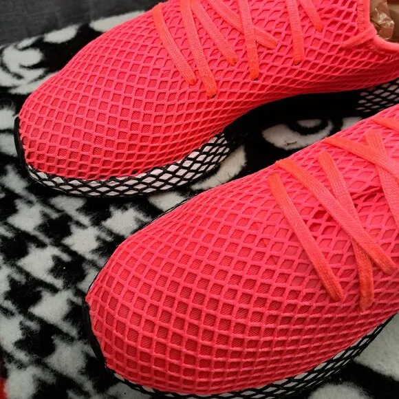 Adidas Deerupt Runner Turbo Mens Size 13 Running Shoes Sneaker