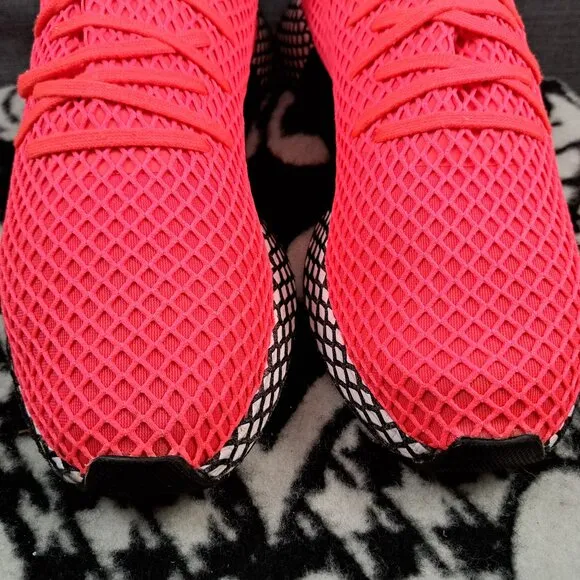Adidas Deerupt Runner Turbo Mens Size 13 Running Shoes Sneaker