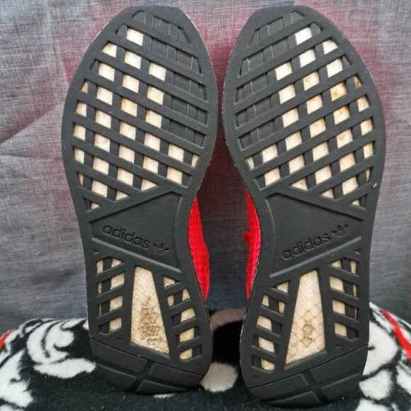 Adidas Deerupt Runner Turbo Mens Size 13 Running Shoes Sneaker