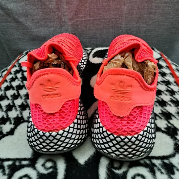 Adidas Deerupt Runner Turbo Mens Size 13 Running Shoes Sneaker