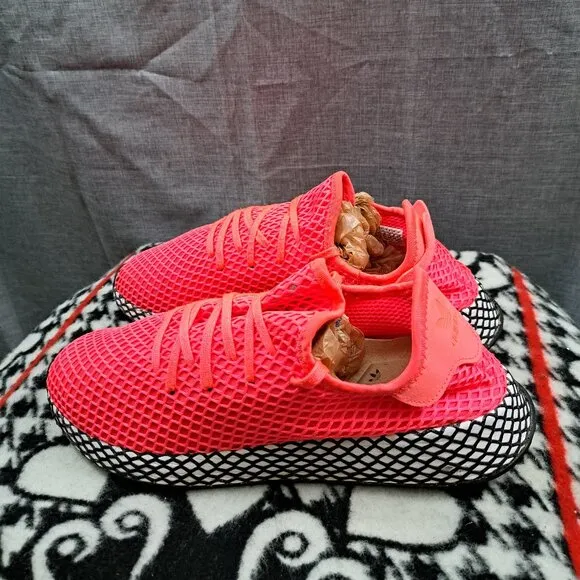 Adidas Deerupt Runner Turbo Mens Size 13 Running Shoes Sneaker