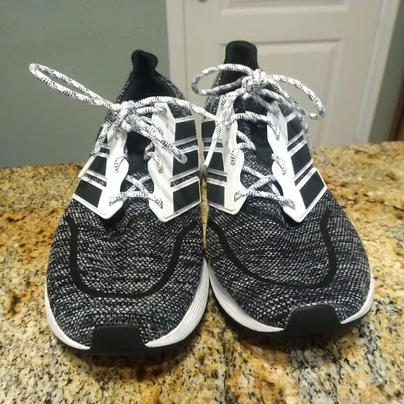 Adidas Energy Falcon Running Shoes Black White Sneakers Men's size 12 EH1538