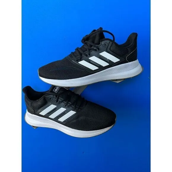 Adidas F36218 Falcon Running Shoes Black Athletic Sneaker Light Weight Size 9.5