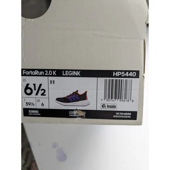Adidas FortaRun Navy/Orange Sneakers