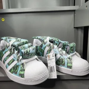 Adidas jeremy scott x super Star 'Money'  HP6596 Size 9.5 men- 10.5 Women's