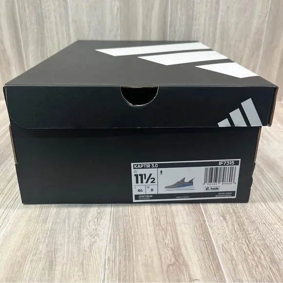 Adidas Kaptir 3.0 Gray White Blue Running Shoes Sneakers IF7315 Men’s sizes