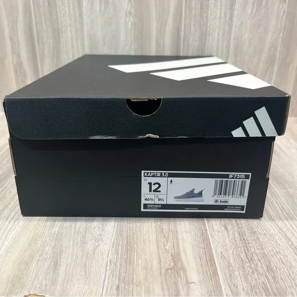 Adidas Kaptir 3.0 Gray White Blue Running Shoes Sneakers IF7315 Men’s sizes